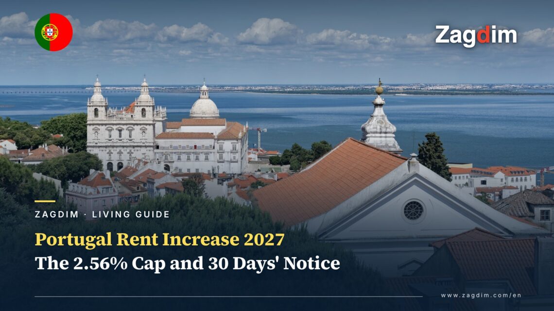 How Does a Portugal Rent Increase Work in 2027? The 2.56% Cap, 30 Days' Written Notice and a Checklist for Tenants