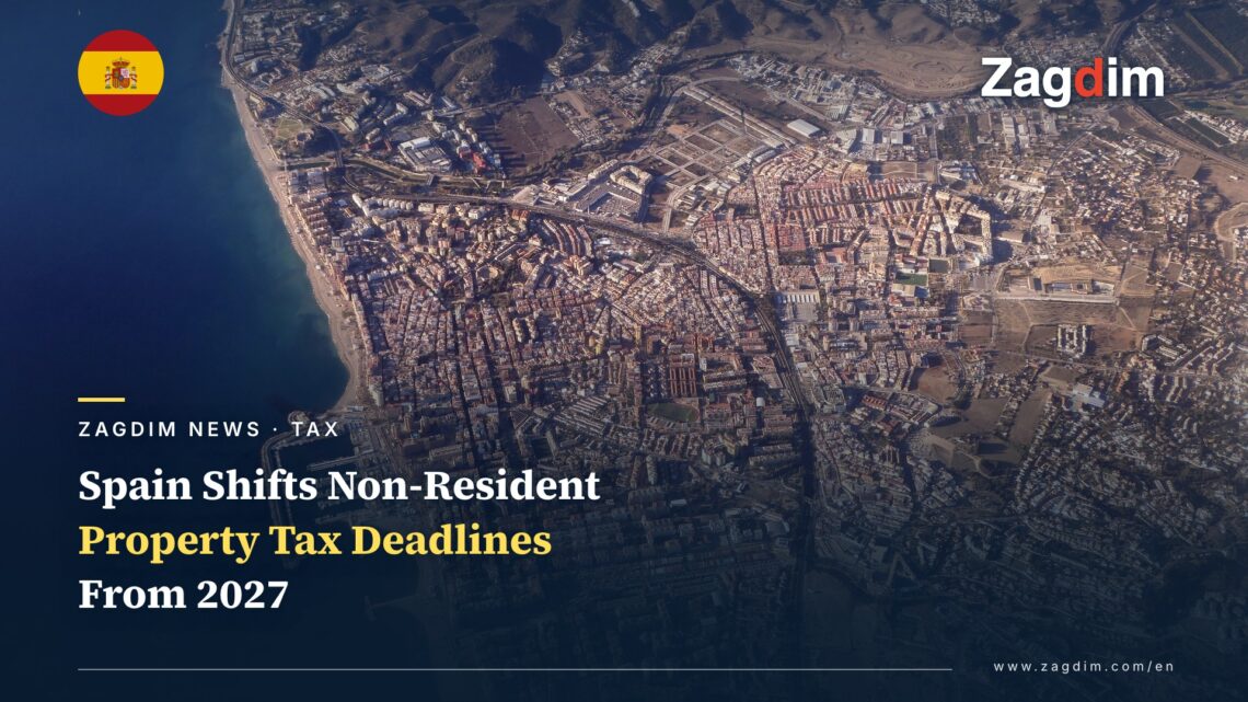 Aerial view of Fuengirola on Spain's Costa del Sol, dense apartment blocks along the coastline