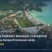 Aerial view of Patong beach resort area, Phuket, Thailand (file photo), illustrating Thailand's crackdown on foreign nominee business structures