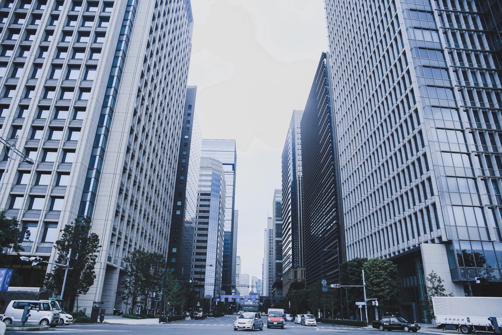 Office towers in Otemachi, Tokyo