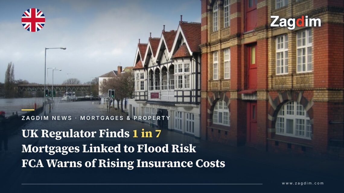 UK Regulator Finds 1 in 7 England Mortgages Linked to Some Flood-Risk Postcode