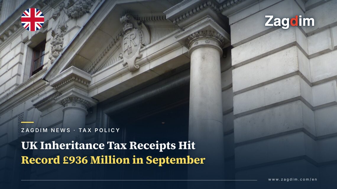 UK Inheritance Tax Receipts Hit a Monthly Record of £936 Million in September — Zagdim cover