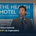 UK politician Andy Burnham speaking at a public event, illustrating the story on UK annual house price growth halving to 0.8%