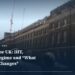 Street view of HM Revenue and Customs headquarters buildings in London