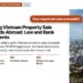 Aerial view of coastal city and beach, illustrating Sending Vietnam Property Sale Proceeds Abroad: Law and Bank Documents