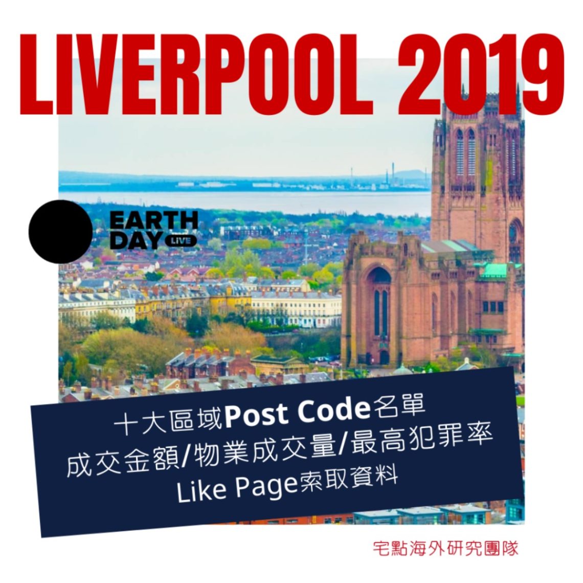 英國利物浦Liverpool十大區域Post Code名單(成交金額/物業成交量/最高犯罪率)