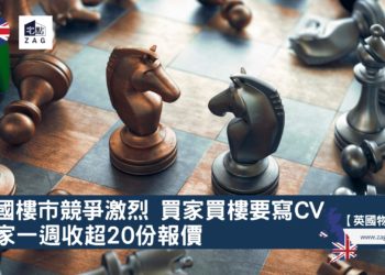 英國樓市競爭激烈買家買樓要寫CV賣家一週收超20份報價-Zagdim-宅點