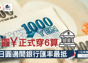 日圓匯率-新低-唱日元-Zagdim-宅點-POST