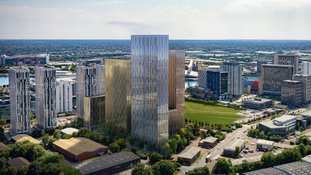 項目：X1 Platinum Tower
預計竣工: 2025年Q2
發展商: X1 DEVELOPMENTS
建案地點: Michigan Avenue, Salford, M50
建案產權: 999年
設備：配健身室、私人影院、單車存放區等