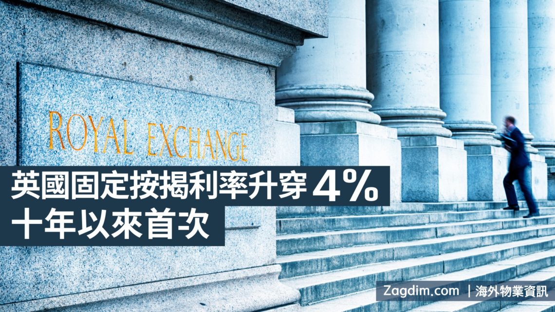 英國-固定按揭利率升穿4十年來首次-Zagdim-宅點