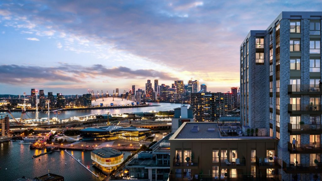 項目名稱：Queens Cross
預計竣工: Q1 - Q2 2026
發展商: Mount Anvil & ExCel London
建案地點: 12A Western Gateway, London, E16, 1AZ
設備：24小時禮賓服務、會議室、健身室、桑拿及私人電影院
