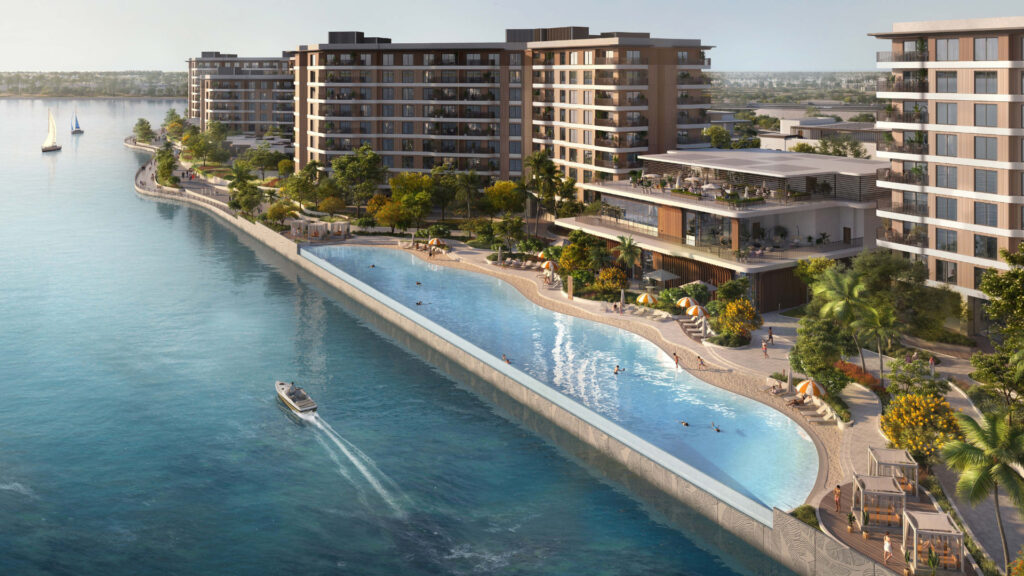 項目名稱：Gardenia Bay
預計交付季度： Q3 2027
發展商：ALDAR
建案地點：Yas Island, Abu Dhabi
建案產權：永久業權
設備：人造沙灘及泳池，私人電影院、健身室、兒童遊樂場及共享工作空間