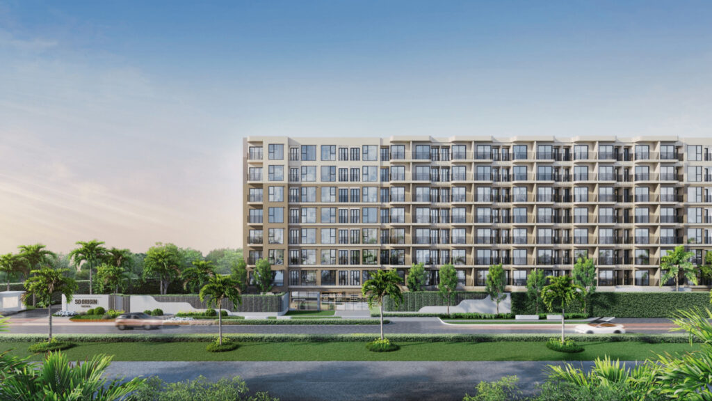項目名稱：SO Origin Pattaya
預計竣工: 2026 Q2
發展商: Origin Property PLC
建案地點: Sukhumvit Road, Pattaya
建案產權: 永久產權
設備：沙灘游池、健身室、酒吧、BBQ及住戶花園