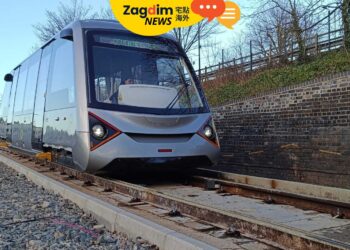 英國首個輕軌道(考文垂 Coventry Very Light Rail, CVLR)