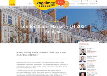 2024年Q4 Savills 倫敦£500萬以上豪宅市場分析:市場活躍度回升,但政策變數仍存(簡報)