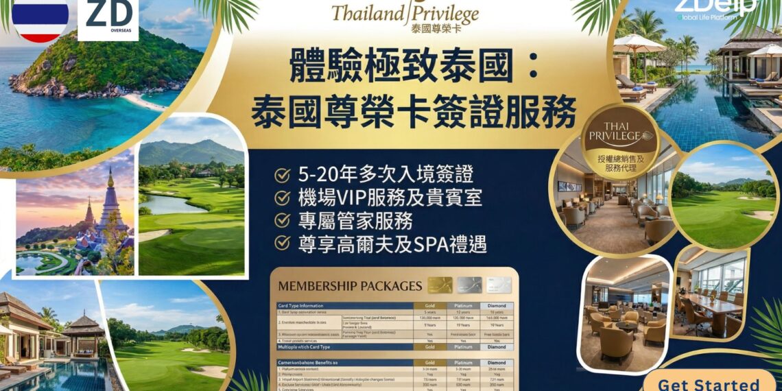 泰國菁英簽證代辦服務|Thailand Elite Privilege Visa