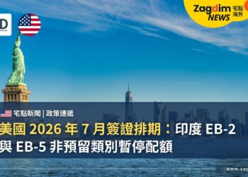 美國 2026 年 7 月簽證排期:印度 EB-2 與 EB-5 非預留類別暫停配額