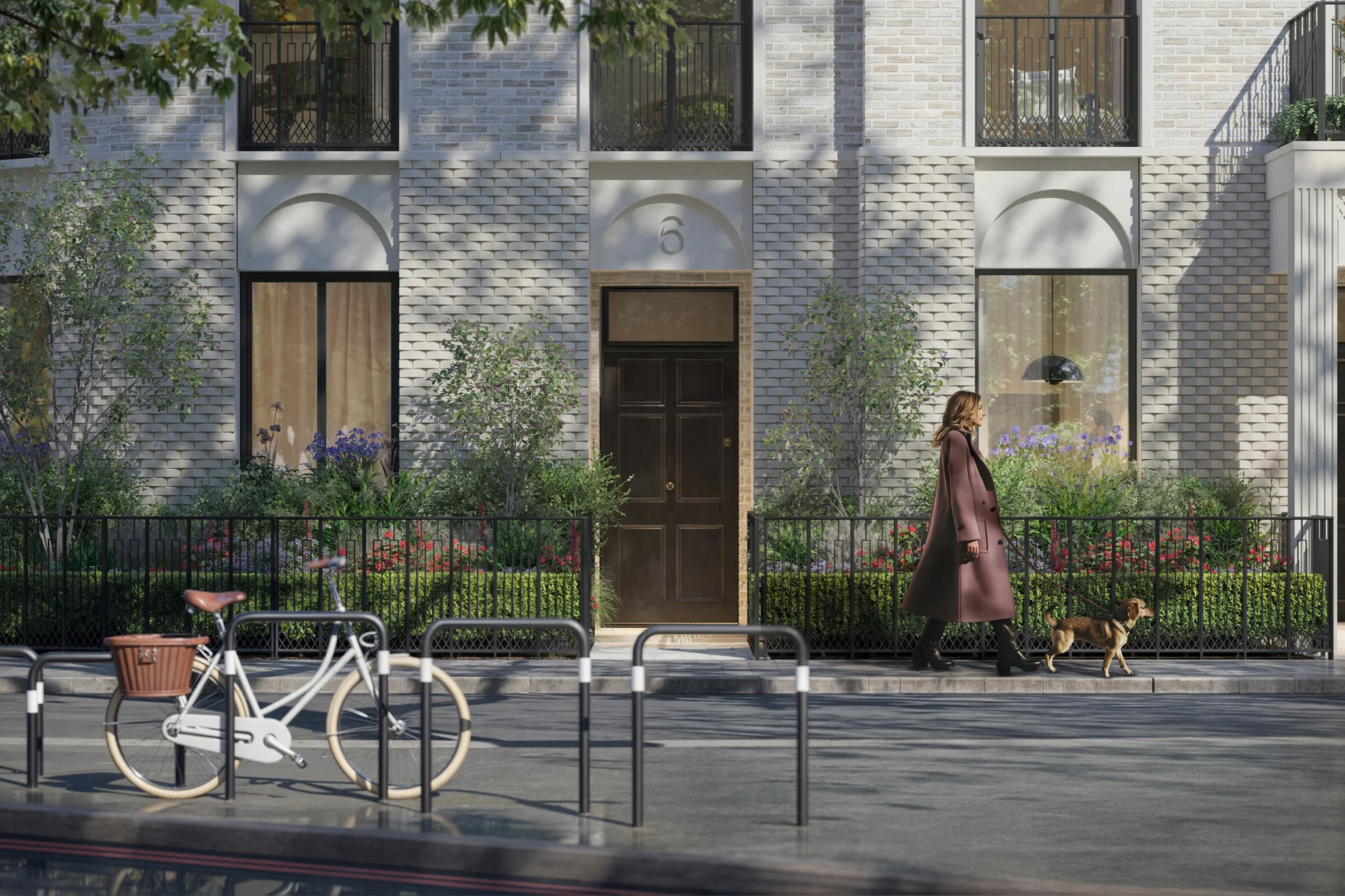 Duke's Row 入口門廊 CGI(建商示意圖)