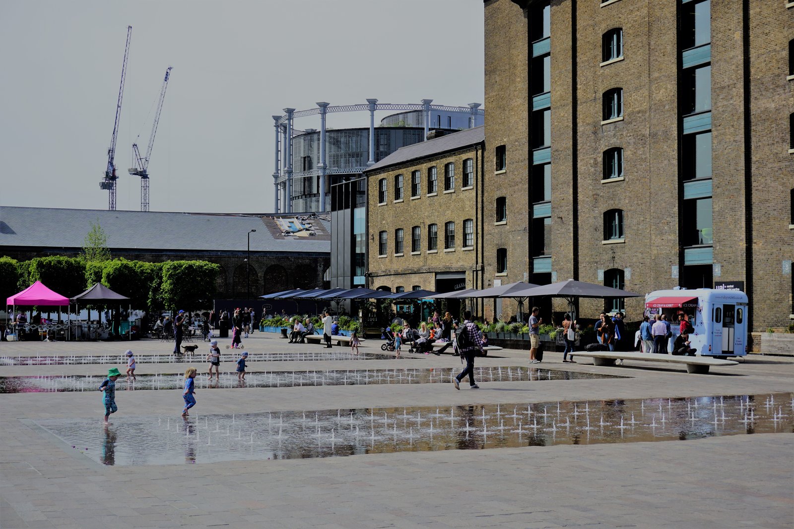 Granary Square 噴泉廣場