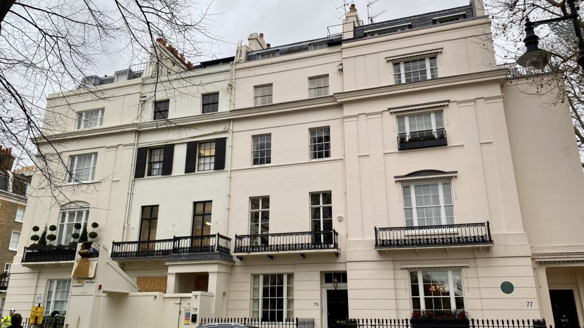 倫敦 Belgravia 的 Chester Square 排屋