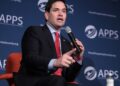 Marco Rubio speaking at a public event