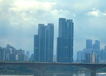 首爾漢江沿岸公寓大樓