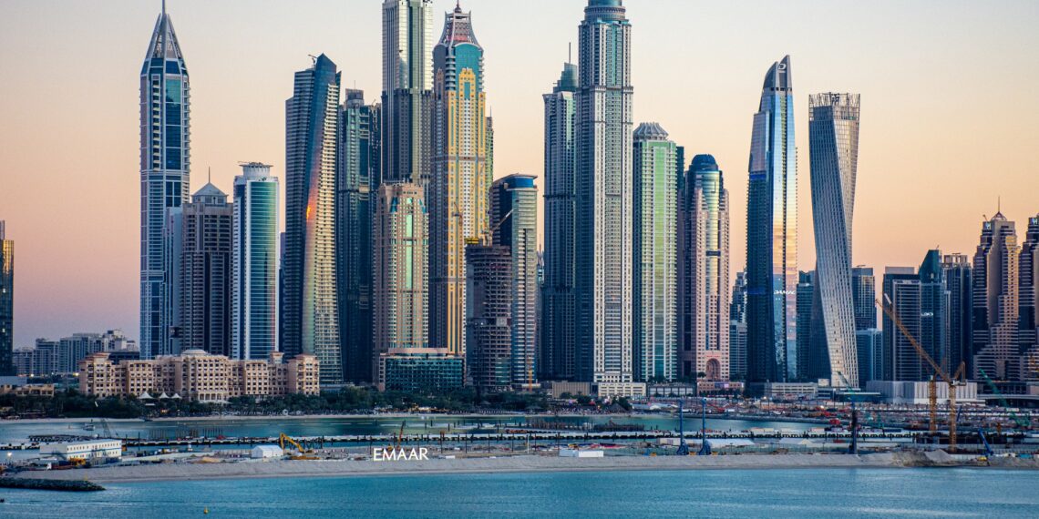 The skyscrapers of Dubai Marina