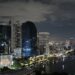 Benjakitt Park in Bangkok at Night