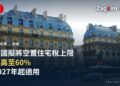 巴黎聖米歇爾廣場的奧斯曼式住宅樓群,配合法國擬將空置住宅稅上限提高至60%、2027年起適用的報導
