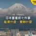 富士山雪頂與山腳城鎮天際線,主題:日本置產指南