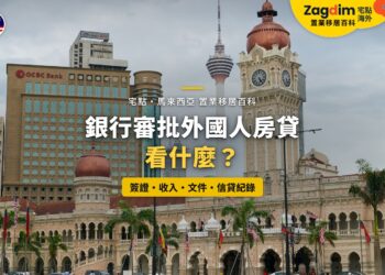 吉隆坡獨立廣場周邊銀行大樓、蘇丹阿都沙末大廈與吉隆坡塔,配銀行房貸審批主題