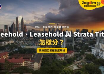 吉隆坡住宅區與遠方天際線,配馬來西亞業權制度主題