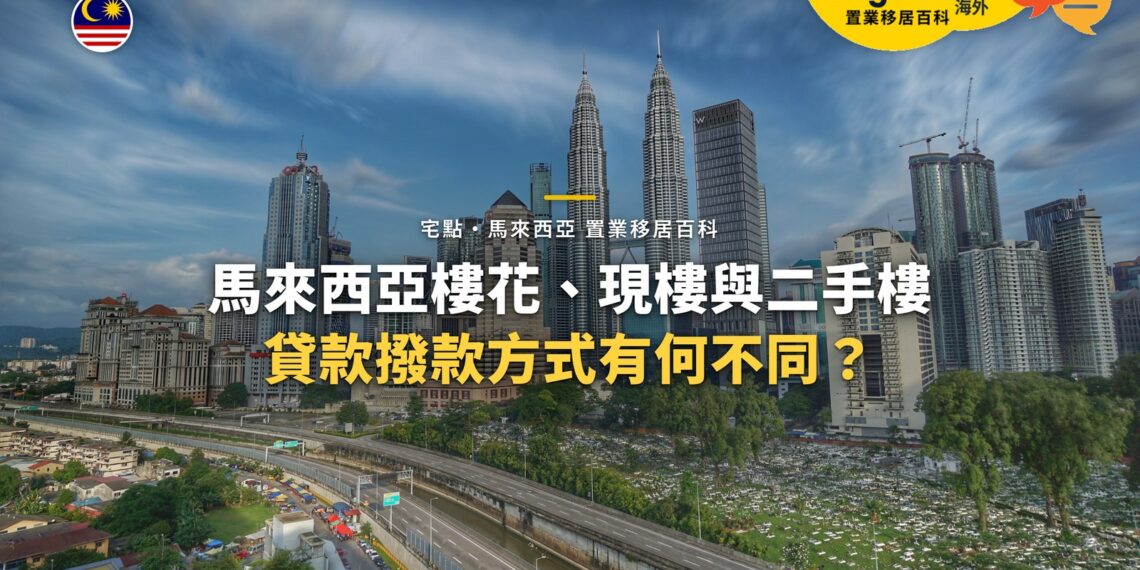 吉隆坡新舊高樓群與道路,配樓花、現樓與二手樓貸款撥款主題