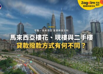吉隆坡新舊高樓群與道路,配樓花、現樓與二手樓貸款撥款主題