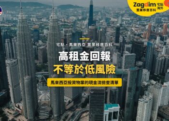 吉隆坡市中心高樓群鳥瞰,配投資物業現金流主題