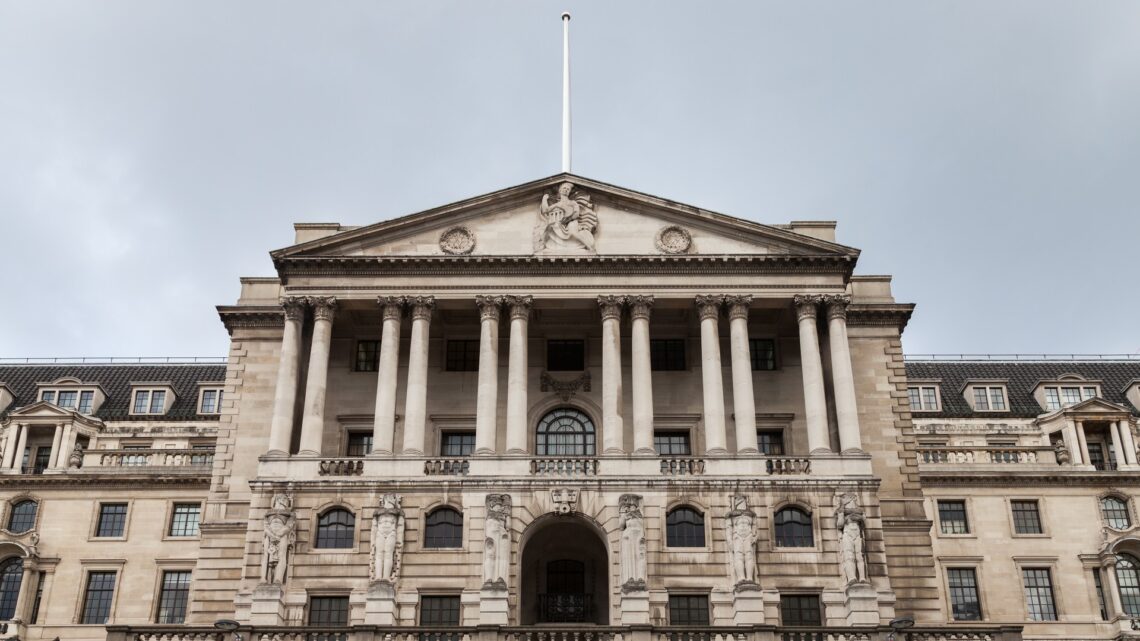 倫敦針線街英倫銀行(Bank of England)總部大樓外觀