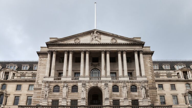 倫敦針線街英倫銀行(Bank of England)總部大樓外觀