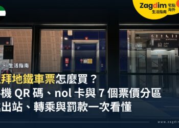杜拜地鐵車票怎麼買?手機 QR 碼、nol 卡票價分區與進出站教學(2026)