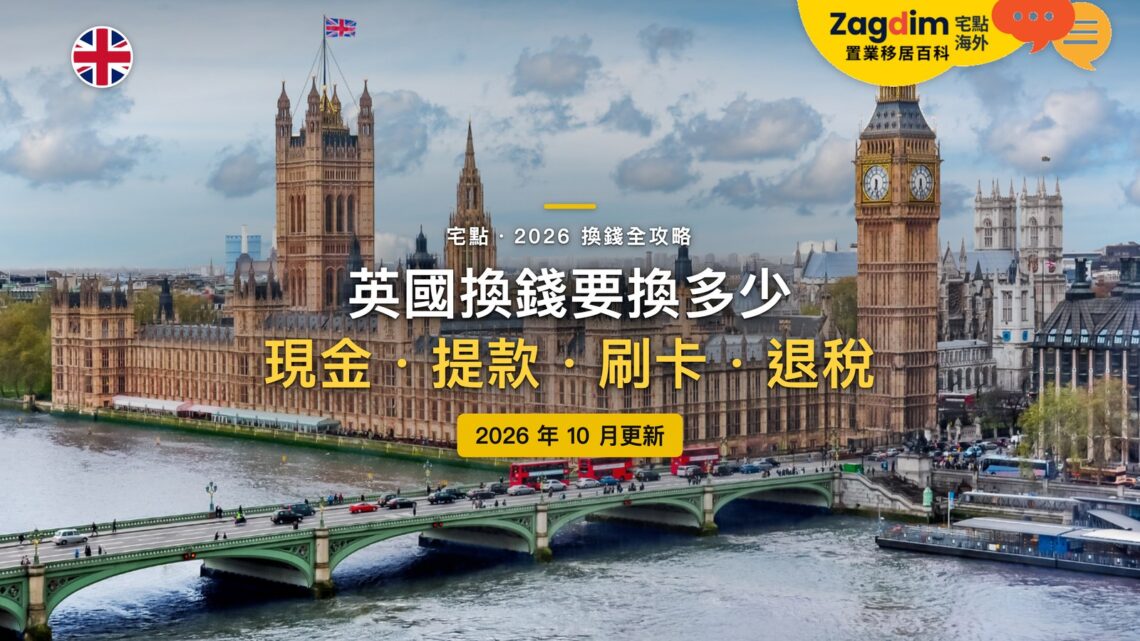 2026英國換錢全攻略:要換多少英鎊?在哪裡換、刷卡還是提款最划算?|封面