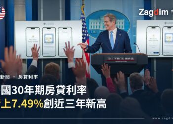 美國30年期房貸利率衝上7.49% 創近三年新高