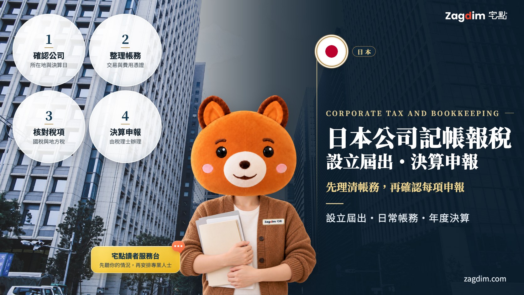 日本公司記帳報稅頭圖:先理清帳務,再確認每項申報