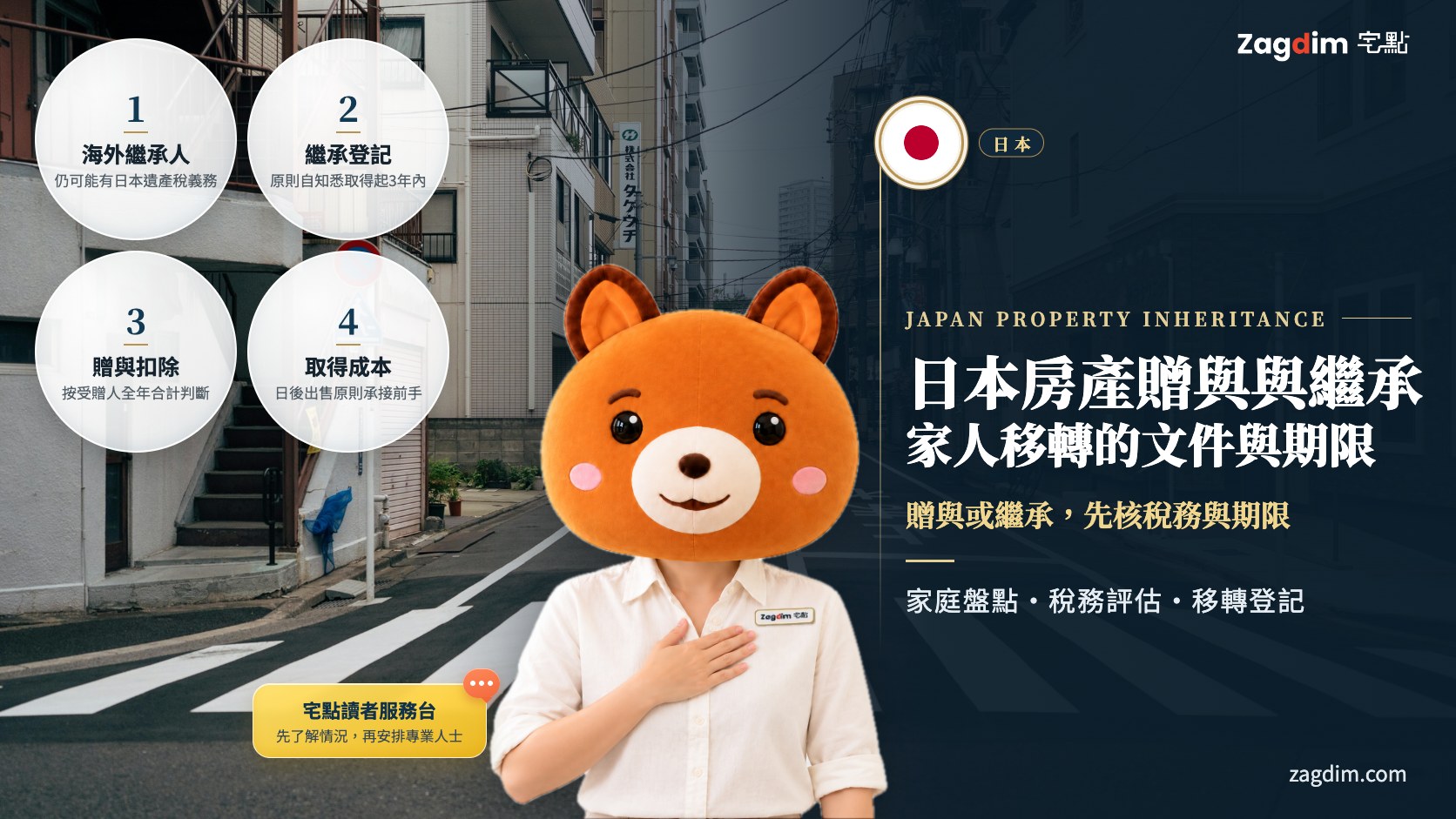 日本房產贈與與繼承頭圖：贈與或繼承，先核稅務與期限