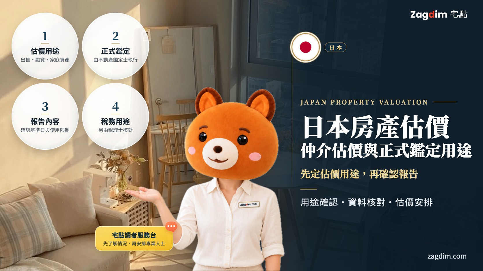 日本房產估價頭圖:先定估價用途,再確認報告