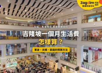 吉隆坡購物商場中庭,配吉隆坡每月生活費主題