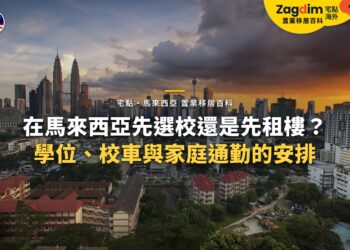 吉隆坡住宅區與遠方天際線,配選校與租樓通勤主題