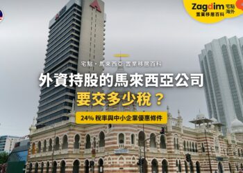 吉隆坡蘇丹阿都沙末大廈與周邊辦公大樓,配外資公司企業稅主題