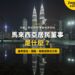 吉隆坡雙子塔夜景與水面倒影,配馬來西亞居民董事主題