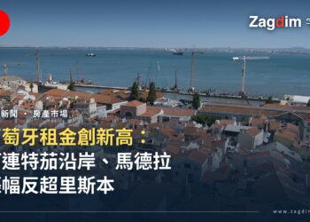 里斯本阿爾法瑪區紅瓦屋頂俯瞰特茹河,葡萄牙租金創新高