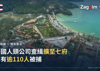 泰國布吉島 Patong 海灘度假區空拍(資料照),示意泰國外資持股人頭公司查緝行動